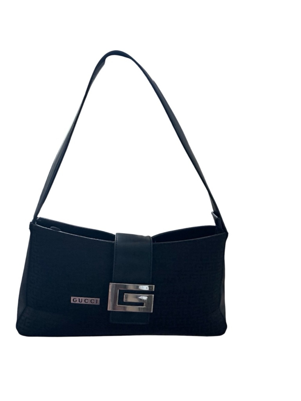 Classic Fashion-inspired Black Shoulder Bag